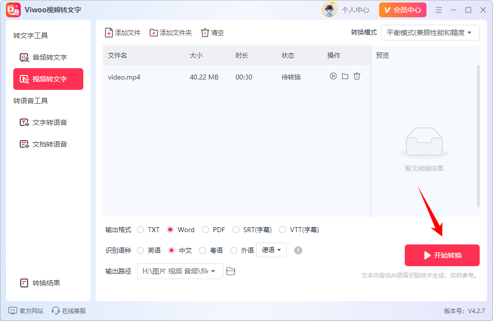 Viwoo视频转文字9