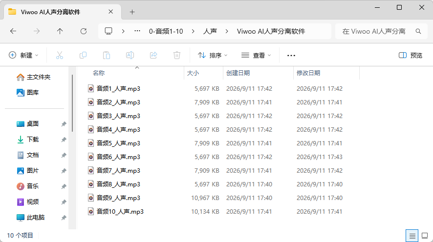 Viwoo AI人声分离软件6