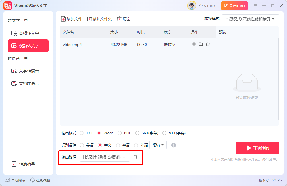 Viwoo视频转文字8